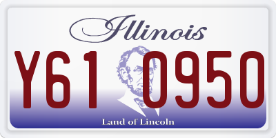 IL license plate Y610950