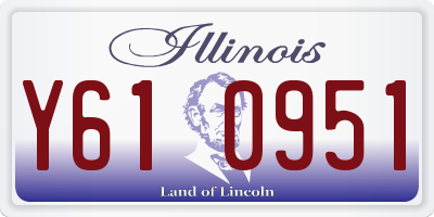 IL license plate Y610951