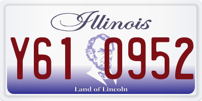 IL license plate Y610952