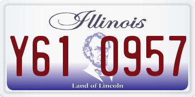 IL license plate Y610957