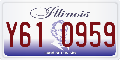 IL license plate Y610959
