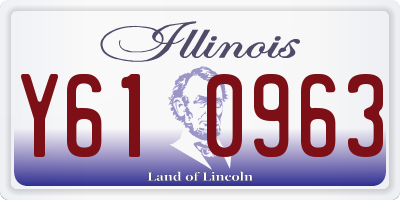 IL license plate Y610963