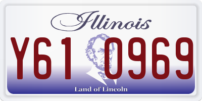 IL license plate Y610969