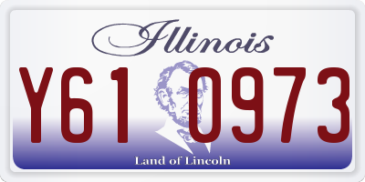 IL license plate Y610973
