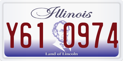 IL license plate Y610974
