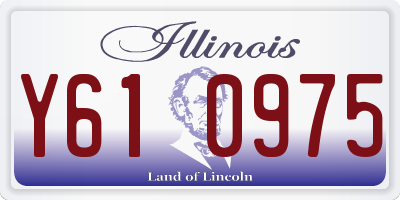 IL license plate Y610975