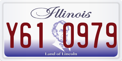 IL license plate Y610979