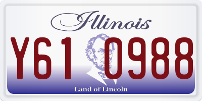 IL license plate Y610988