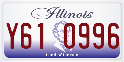 IL license plate Y610996