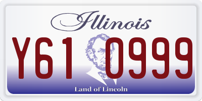 IL license plate Y610999