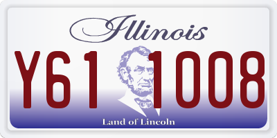IL license plate Y611008