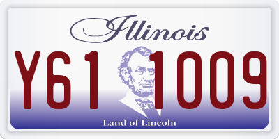 IL license plate Y611009