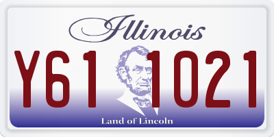 IL license plate Y611021