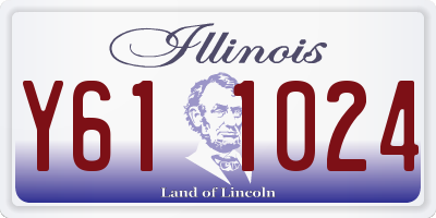 IL license plate Y611024