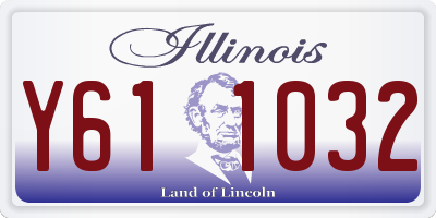 IL license plate Y611032