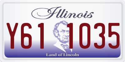 IL license plate Y611035