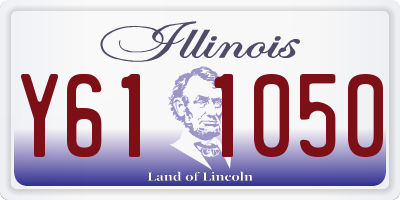 IL license plate Y611050