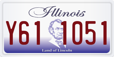 IL license plate Y611051