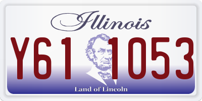 IL license plate Y611053