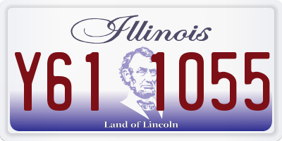 IL license plate Y611055