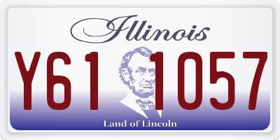 IL license plate Y611057