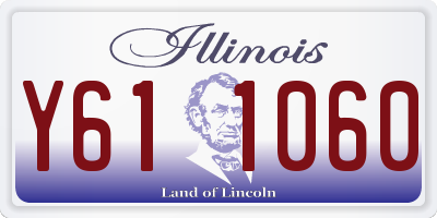 IL license plate Y611060