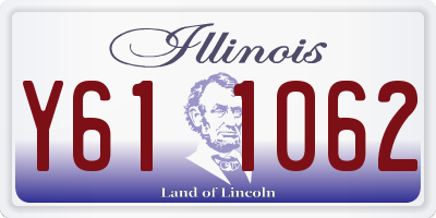IL license plate Y611062