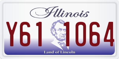 IL license plate Y611064