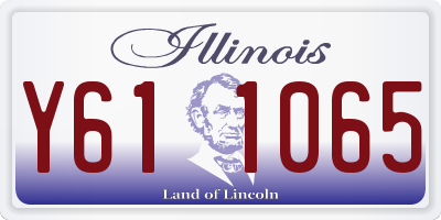 IL license plate Y611065