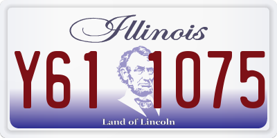 IL license plate Y611075