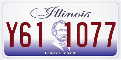 IL license plate Y611077