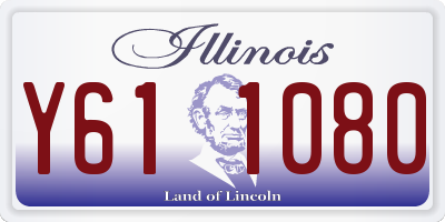 IL license plate Y611080