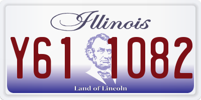 IL license plate Y611082
