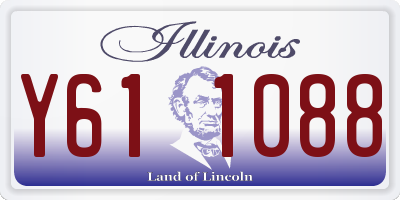 IL license plate Y611088