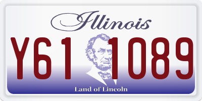 IL license plate Y611089