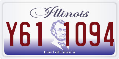 IL license plate Y611094