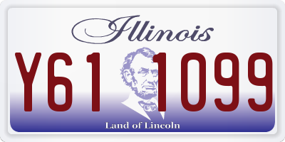 IL license plate Y611099