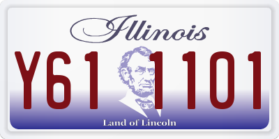 IL license plate Y611101
