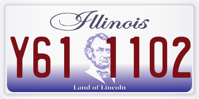 IL license plate Y611102