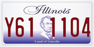 IL license plate Y611104