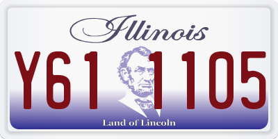 IL license plate Y611105