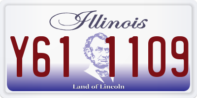 IL license plate Y611109