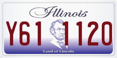 IL license plate Y611120