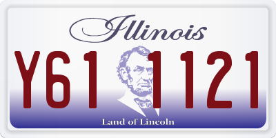 IL license plate Y611121