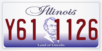 IL license plate Y611126
