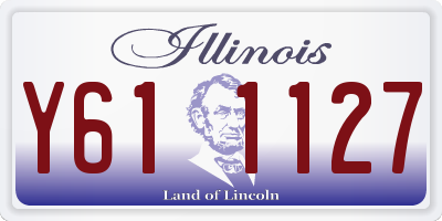 IL license plate Y611127