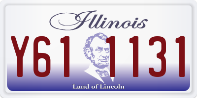 IL license plate Y611131