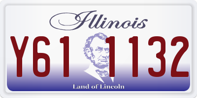 IL license plate Y611132