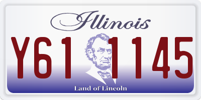 IL license plate Y611145