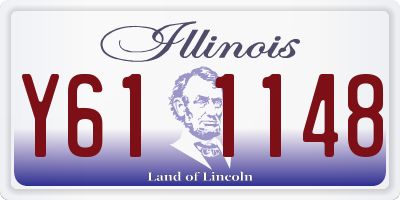 IL license plate Y611148